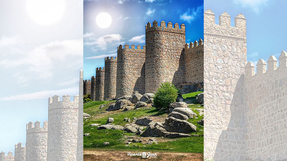 Imagen de la muralla de Vicente Juan Tomás