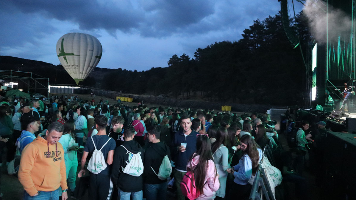 P&uacute;blico en M&uacute;sicos en la Naturaleza