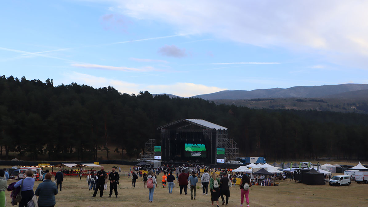 P&uacute;blico en M&uacute;sicos en la Naturaleza