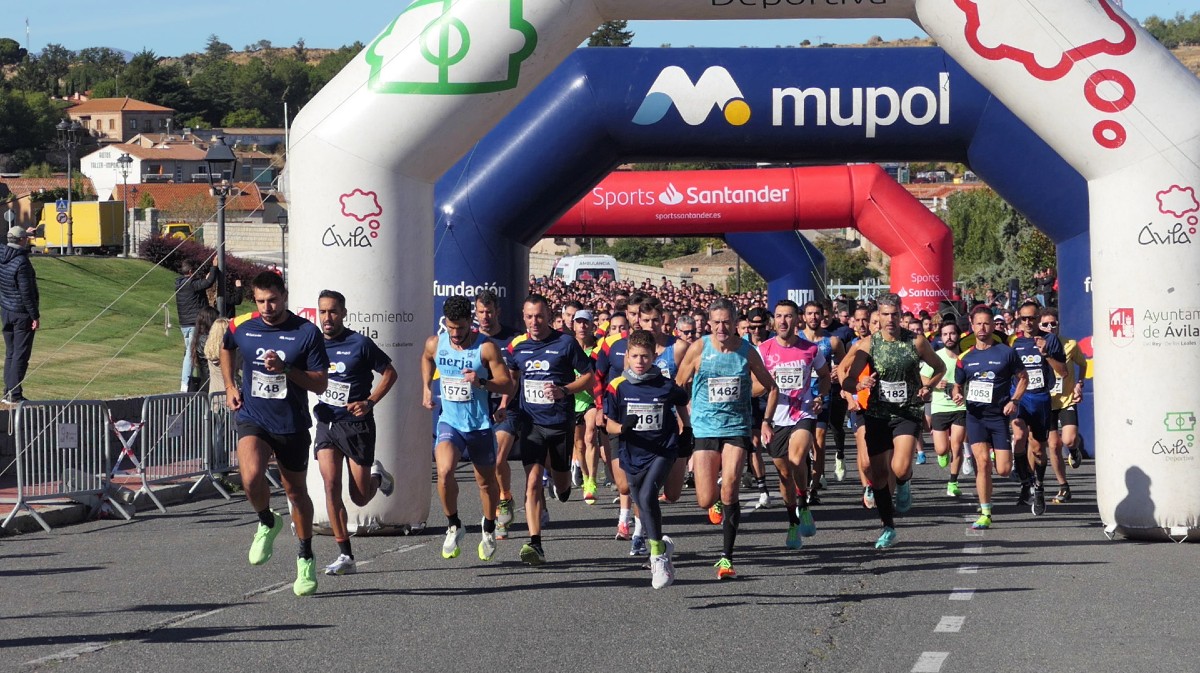 Salida de la Carrera Solidaria Ruta 091.