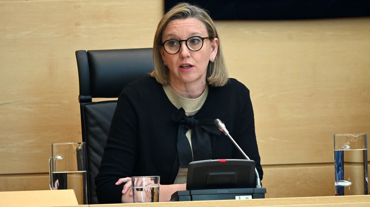 La vicepresidenta de la Junta comparece en las Cortes.