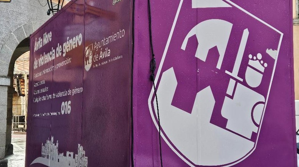 Punto Violeta del Ayuntamiento de Ávila.