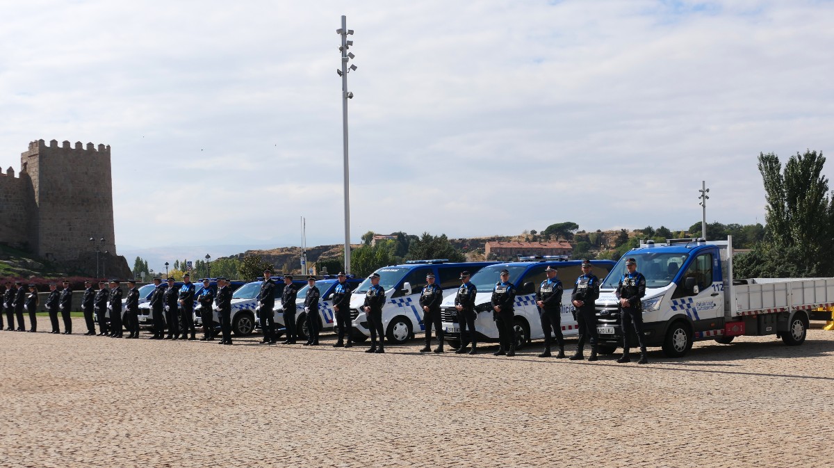 Actos con moitvo de la festividad de la Policía Local de Ávila.