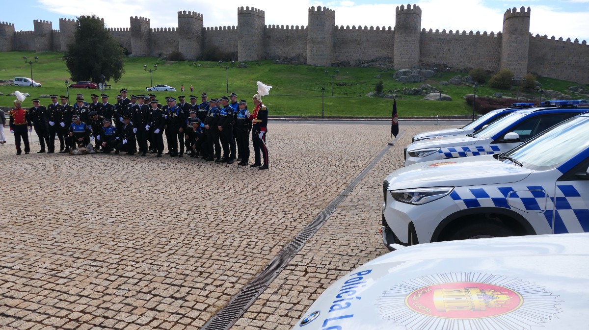 Actos con moitvo de la festividad de la Policía Local de Ávila.