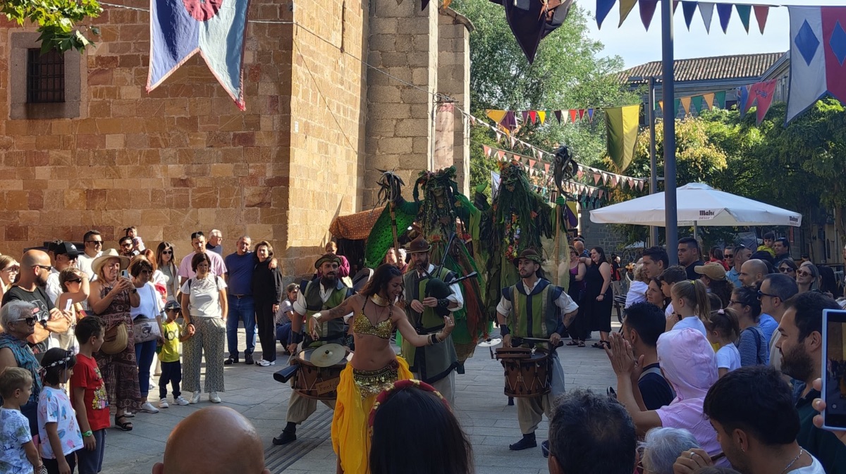 Animación musical inaugurando las Jornadas Medievales de 2025