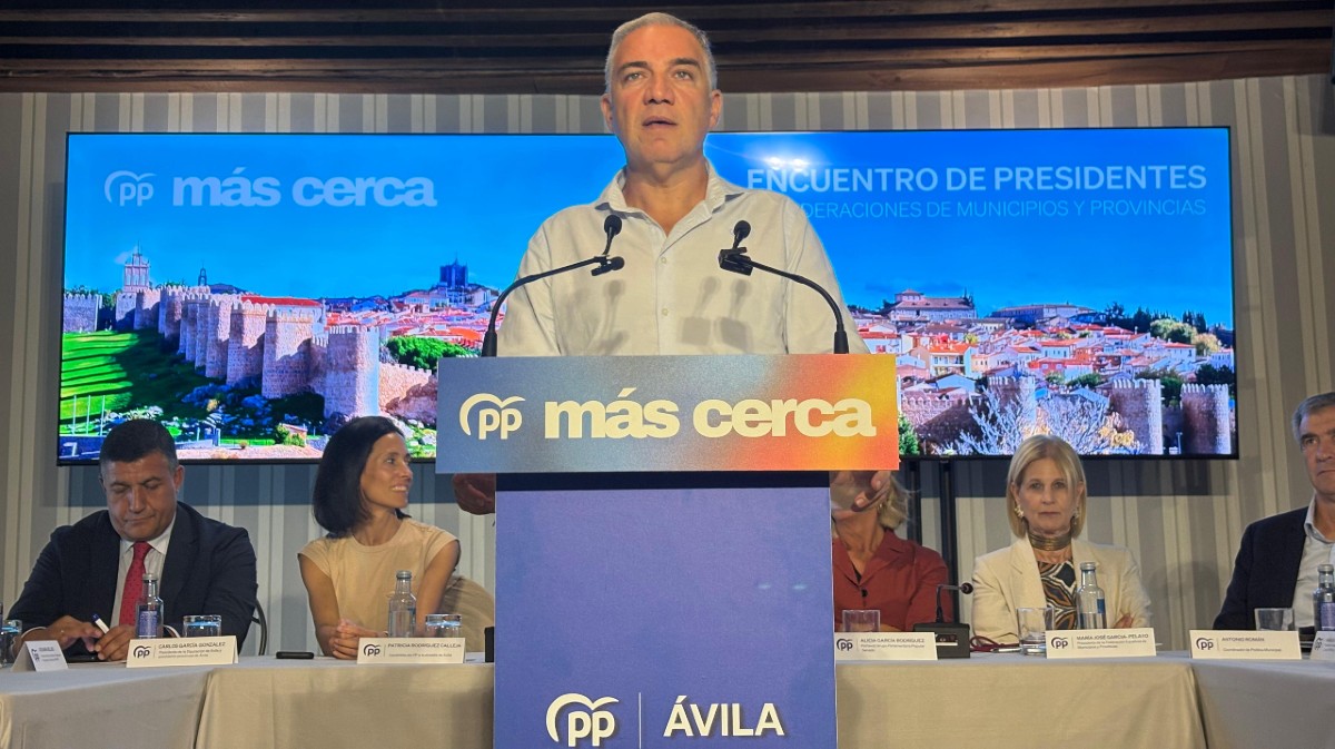 El&iacute;as Bendodo, vicesecretario de Pol&iacute;tica Auton&oacute;mica y Municipal, del PP.