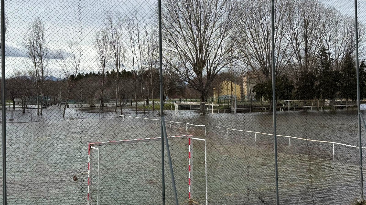 Inundaciones en &Aacute;vila en febrero de 2026.