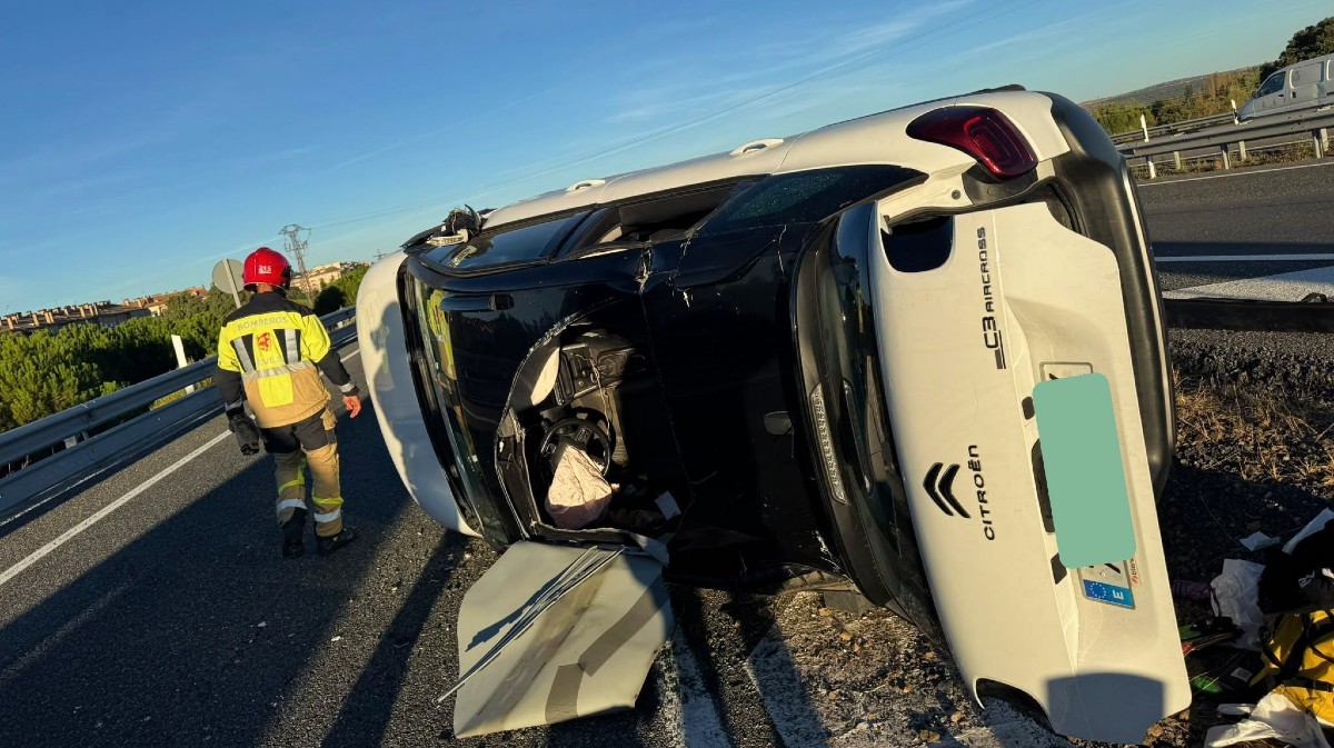 Cuatro accidentes: dos atropellos en Ávila, un accidente en la circunvalación y otro de un motorista