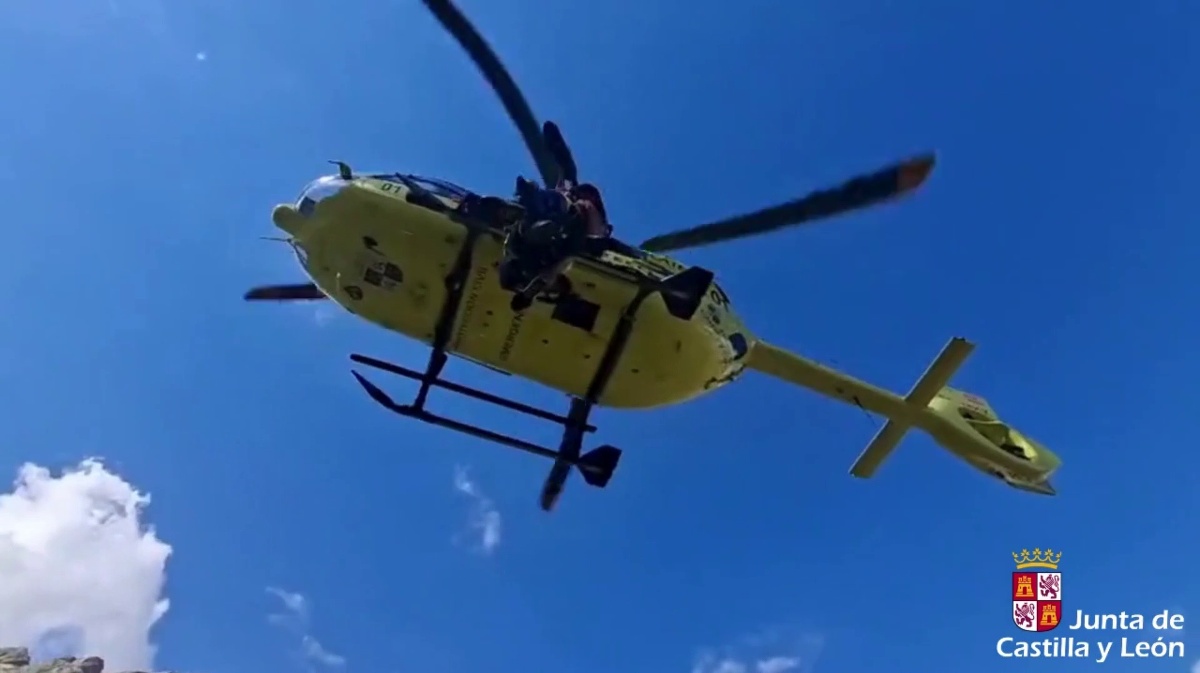 Rescate de un deportista del Ultra Gredos.