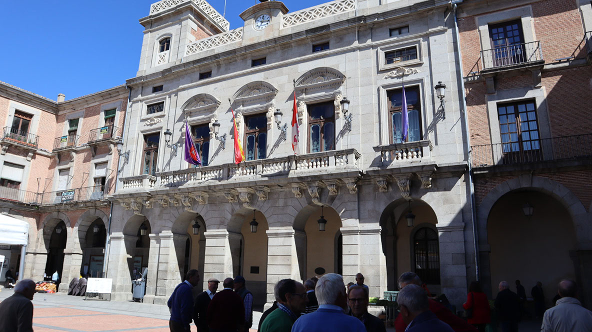 Fachada del Ayuntamiento de &Aacute;vila