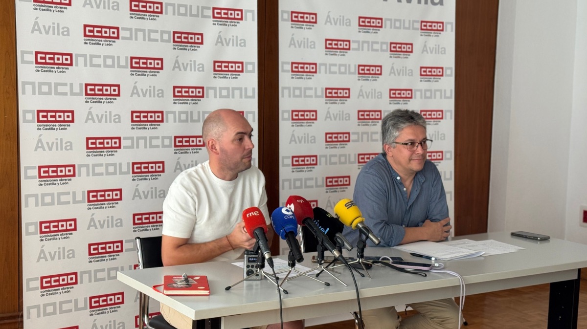 Jorge Nieto y Alberto Novoa, de CCOO