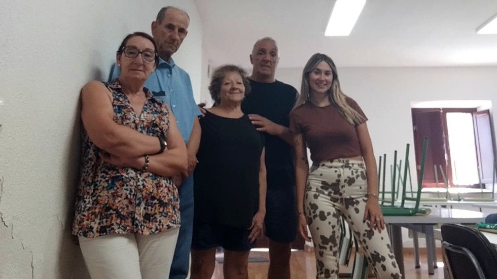 Participantes del programa Salvia Rural en El Hoyo de Pinares.