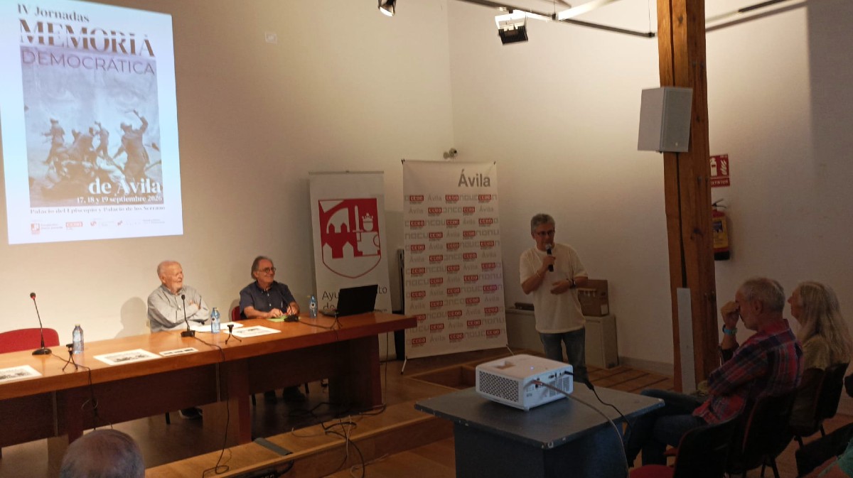 Mart&iacute;n Pall&iacute;n en las Jornadas de Memoria Democr&aacute;tica.