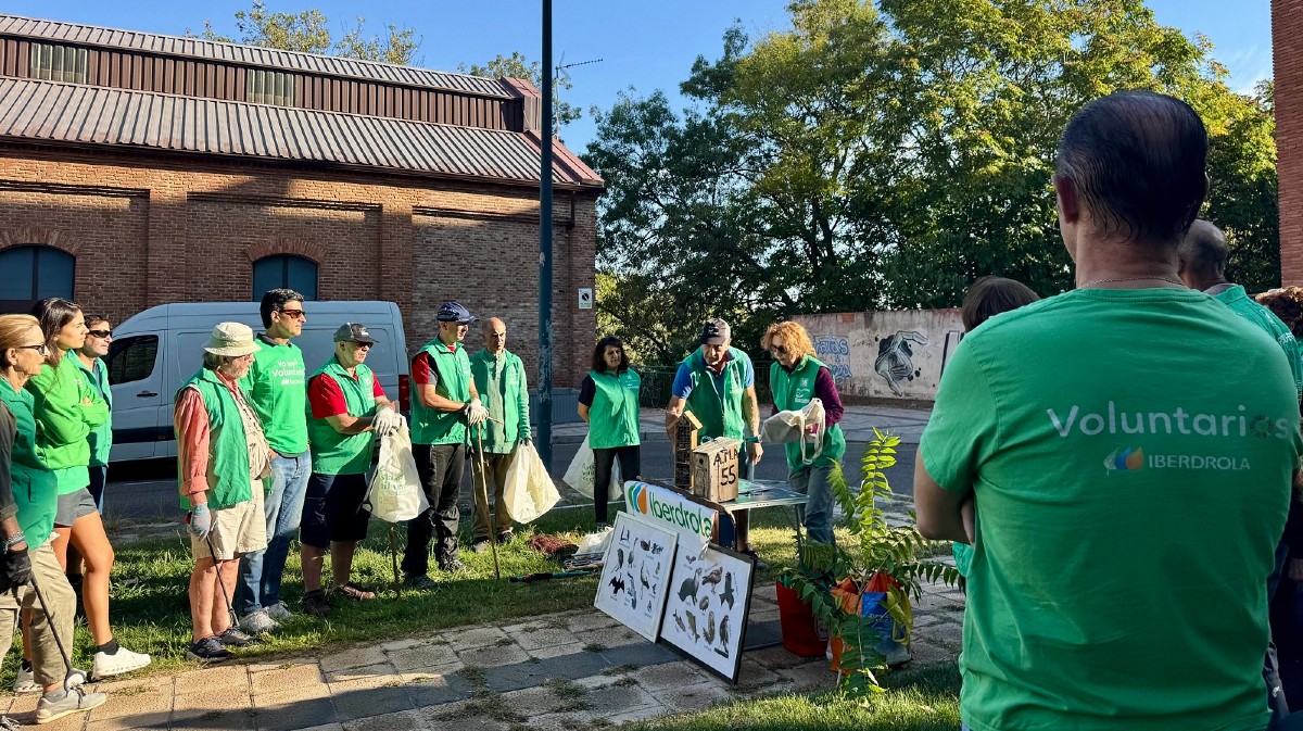 Actividad de los voluntarios de Iberdrola.