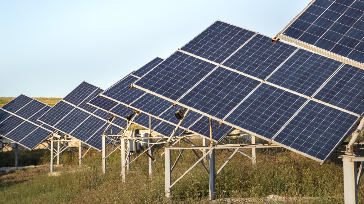 Imagen de archivo de una planta fotovoltaica.