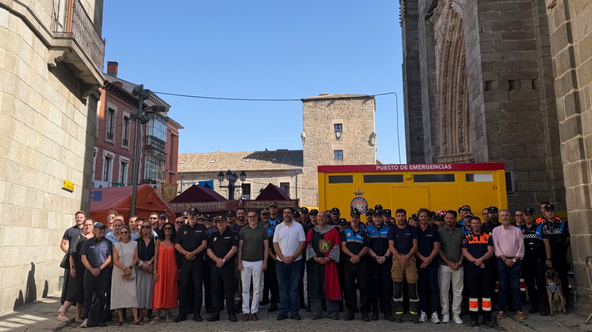 Participantes del dispositivo de organizaci&oacute;n y seguridad del Mercado Medieval.
