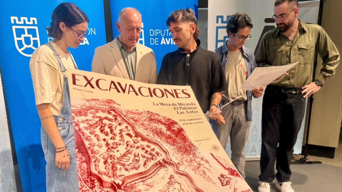 Presentaci&oacute;n de las nuevas excavaciones en el castro de la Mesa de Miranda.