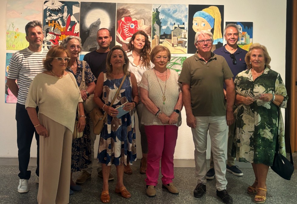 Pintura, dibujo, grabado y lettering: el trabajo de los alumnos toma las salas de Los Serrano