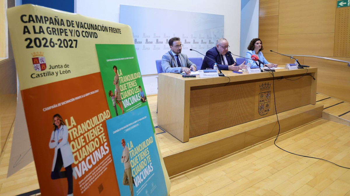Presentaci&oacute;n de la campa&ntilde;a contra la gripe. este martes en Vallladolid.