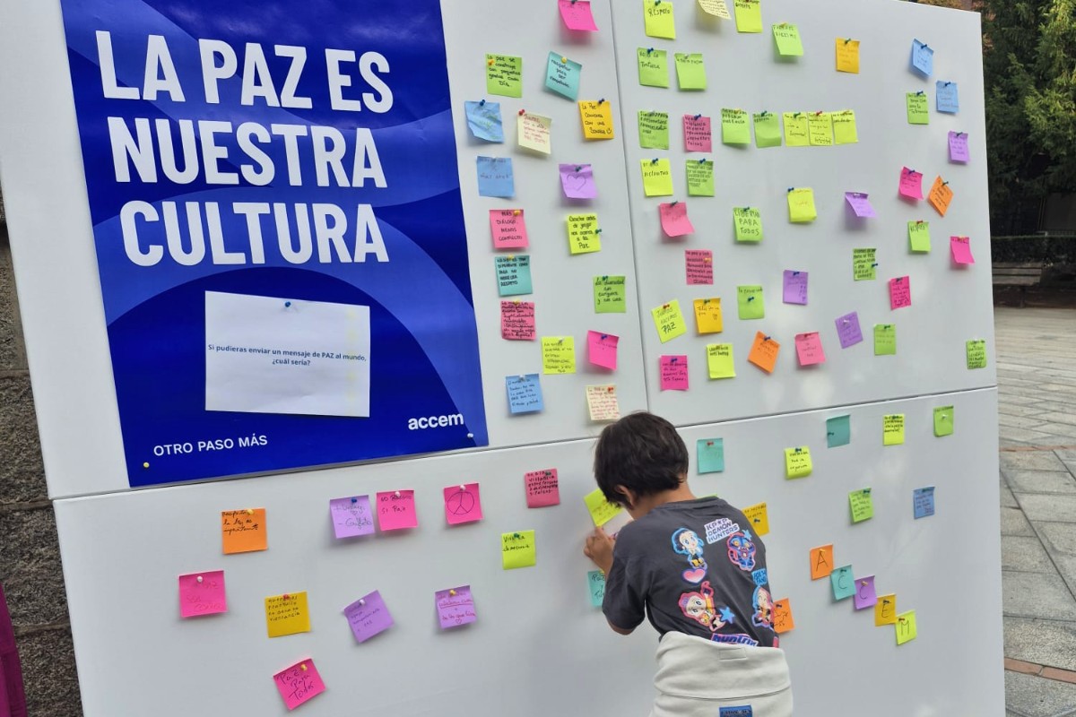 D&iacute;a de la Paz en el jard&iacute;n del Recreo.