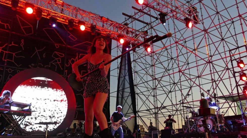 Concierto de Amaral en &Aacute;vila en 2017.