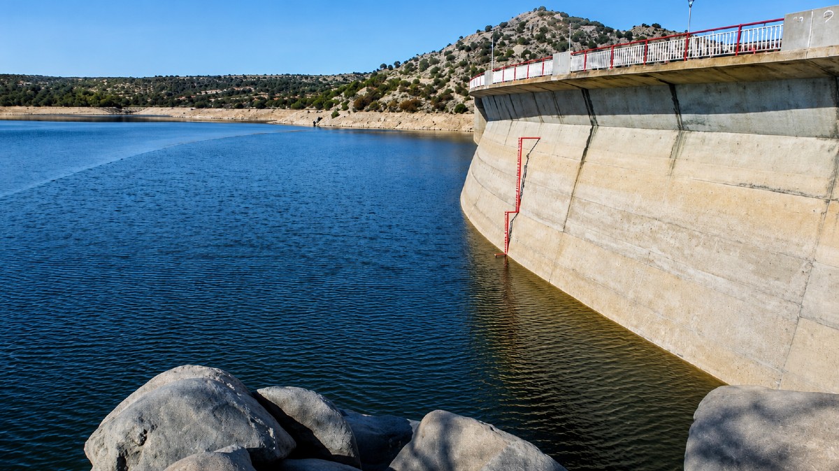 Embalse de Las Cogotas.