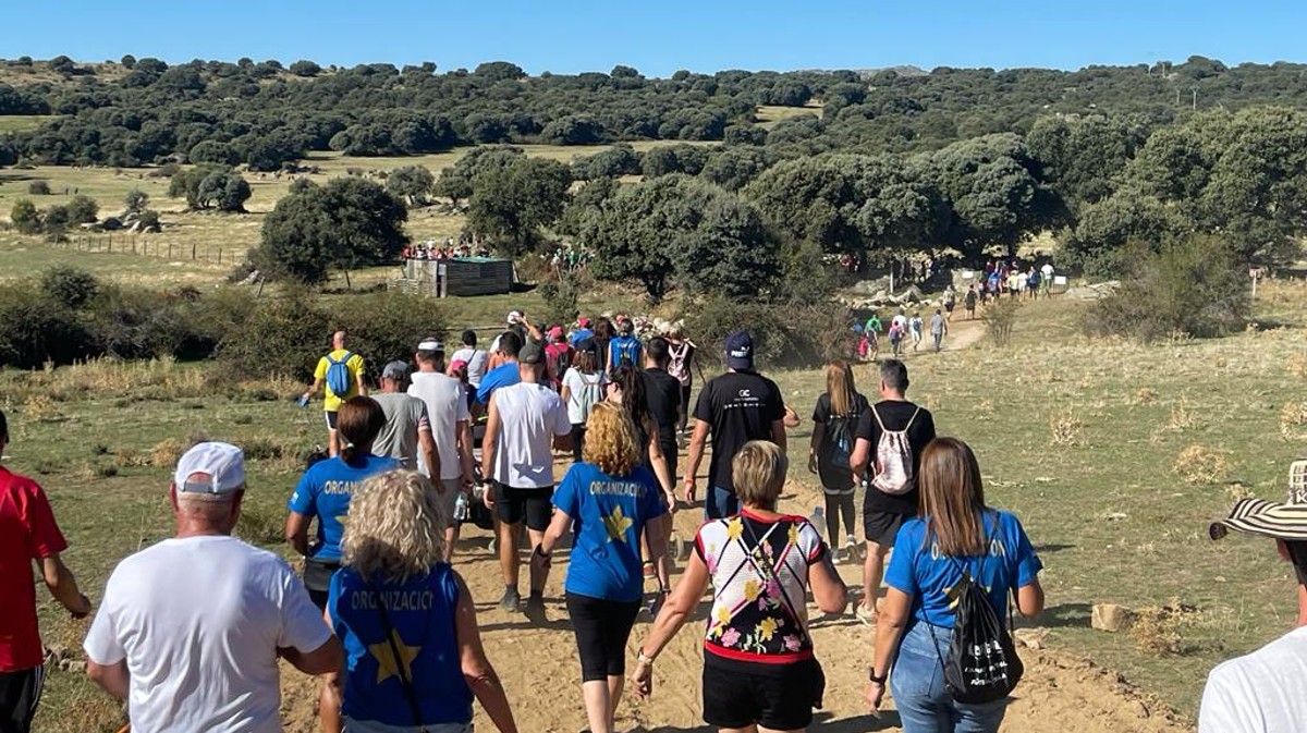 Marcha por El Sue&ntilde;o de Vicky en Martiherrero.