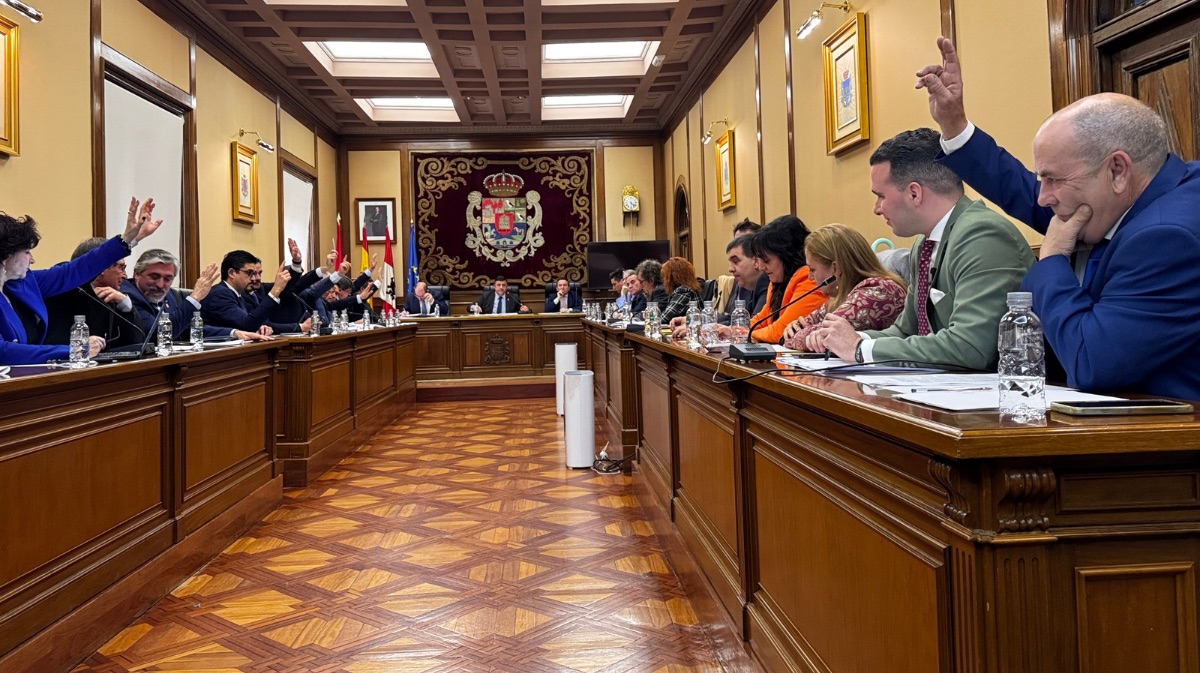 Pleno en la Diputaci&oacute;n de &Aacute;vila.