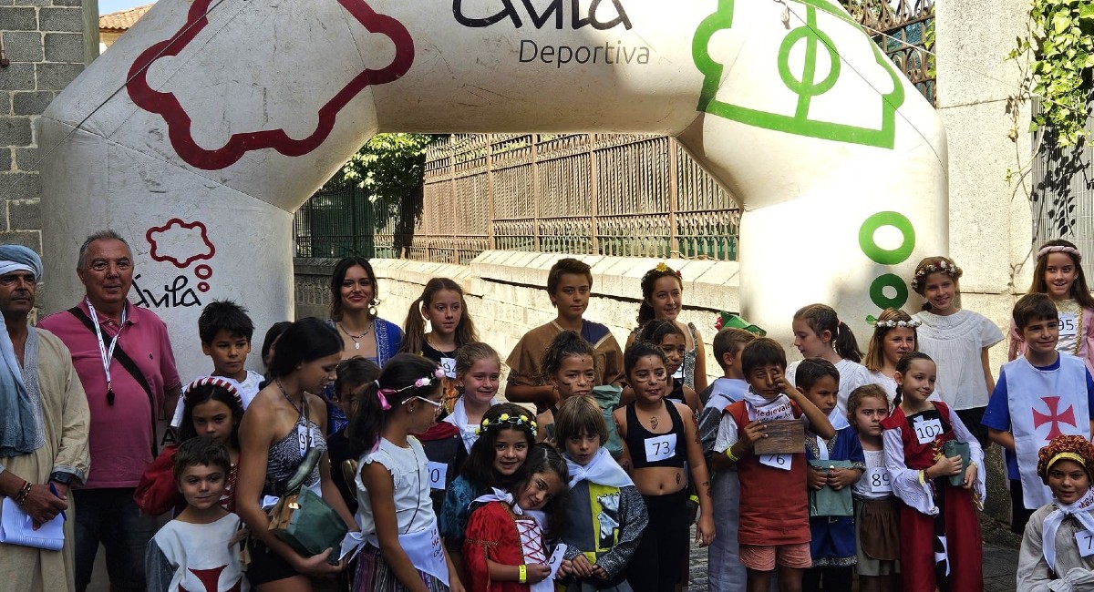 Carrera infantil en el Mercado Medieval.