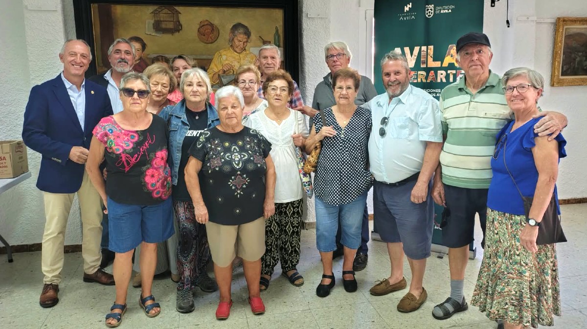 Apertura de la exposici&oacute;n de Itinerarte en Gavilanes.