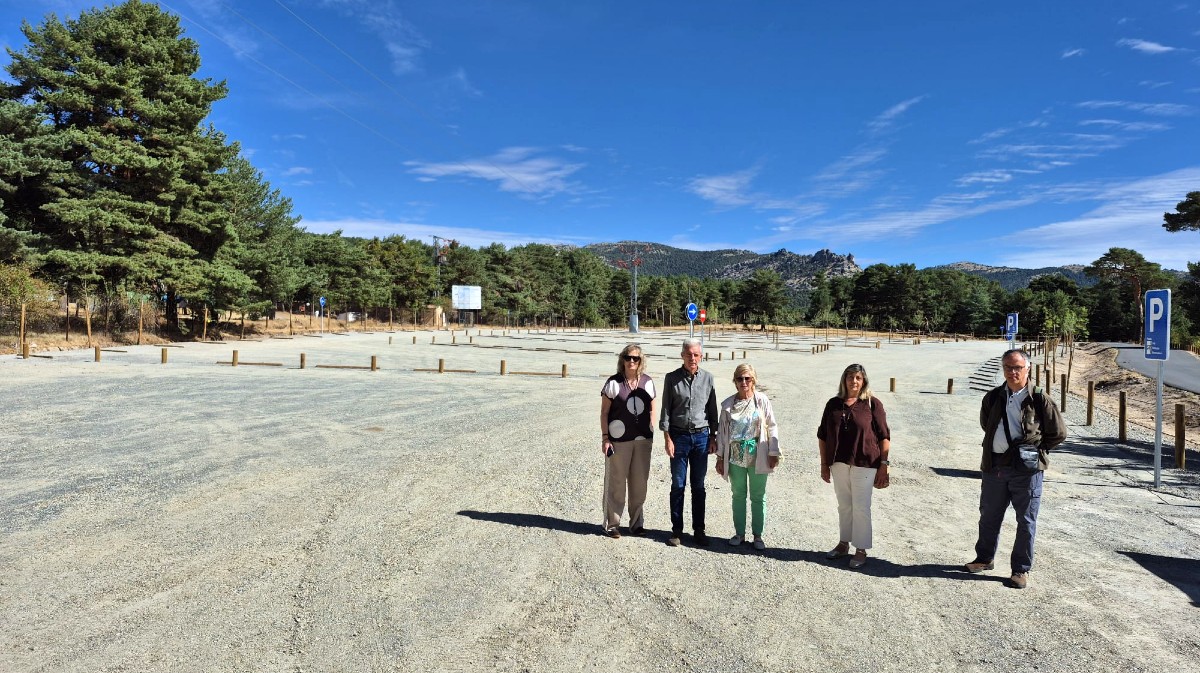 Visita a la zona de control de accesos a los montes p&uacute;blicos de Peguerinos.