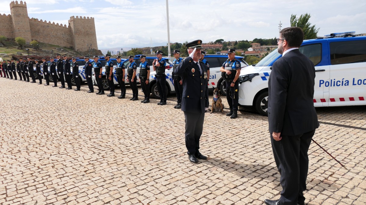 Festividad de la Polic&iacute;a Local de &Aacute;vila.