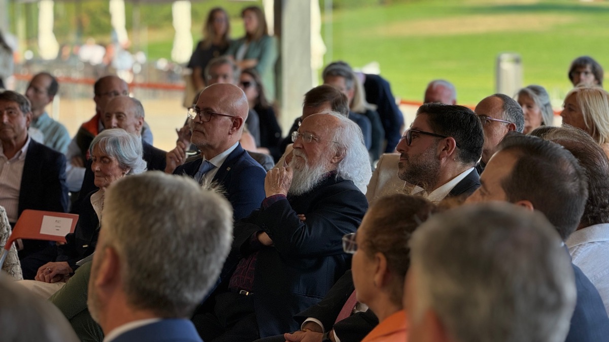Luciano D&iacute;az-Castilla durante la inauguraci&oacute;n de la exposici&oacute;n &lsquo;Mi museo imaginario&rsquo;