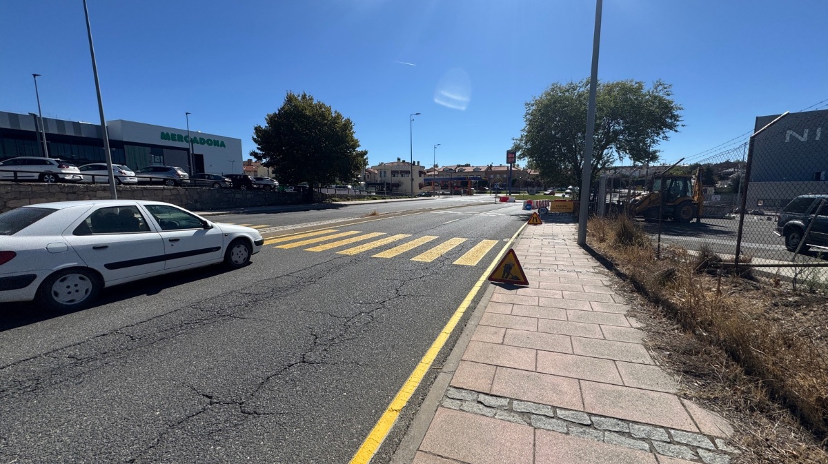 Se&ntilde;alizaci&oacute;n por las obras en la glorieta de Nissan