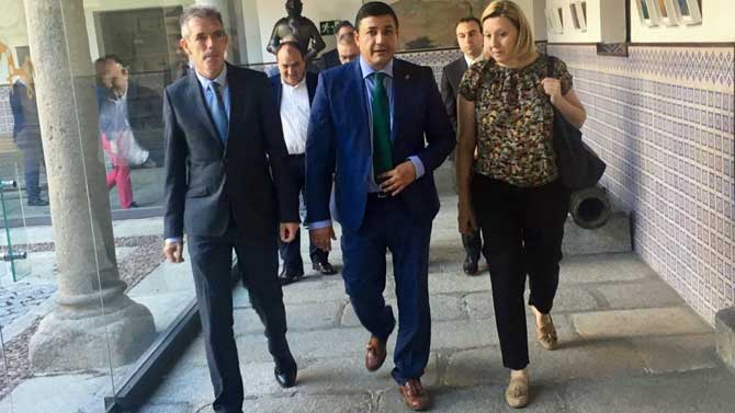 La consejera de Familia en la Diputaci&oacute;n de &Aacute;vila.