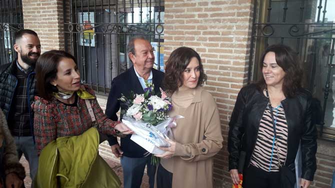 Isabel Díaz Ayuso en Sotillo de la Adrada.