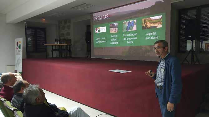 Presentación del proyecto de garnachas de San Bartolomé de Pinares.