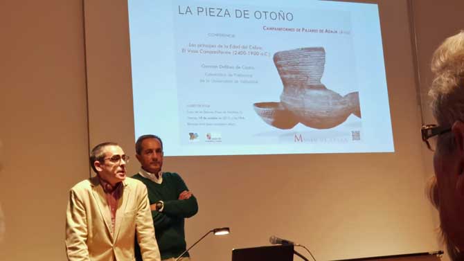 Presentaci&oacute;n de la pieza de oto&ntilde;o del Museo de &Aacute;vila.