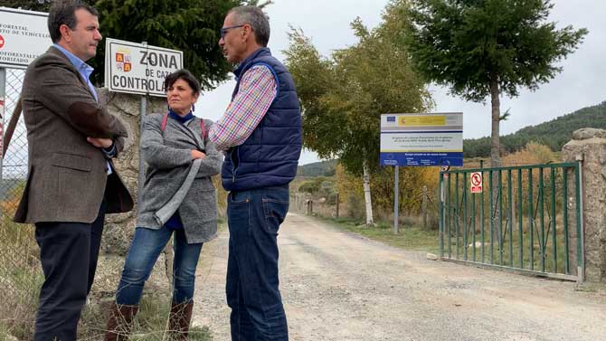 Candidatos del PP en el puerto del Pico.