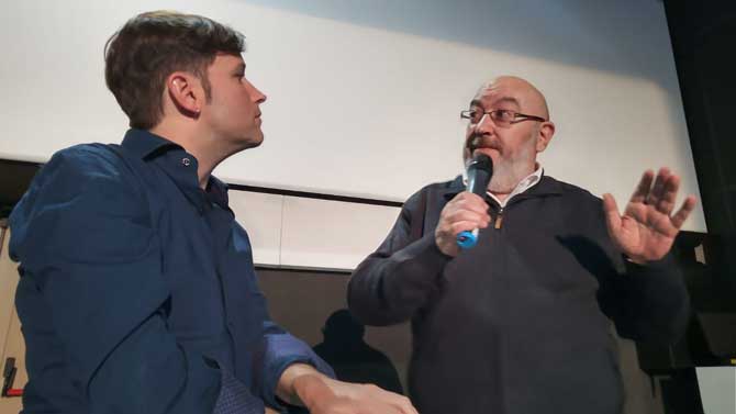 José Ramón Rebollada presenta 'La moral del vampiro' en la Seminci.