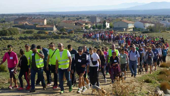 Marcha en Martiherrero para la Fundación El Sueño de Vicky.
