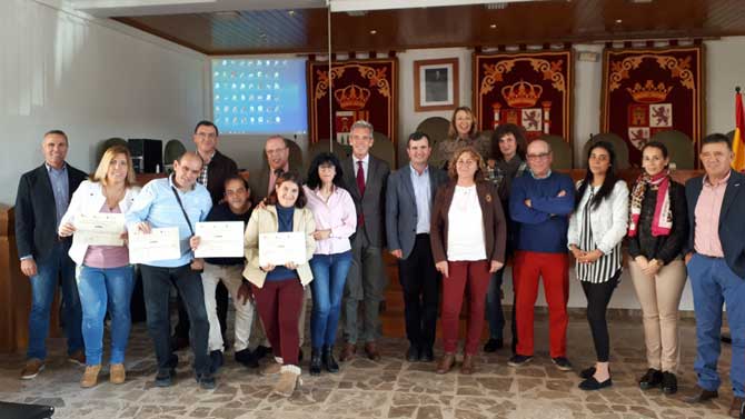 Clausura del taller de empleo en Sotillo de la Adrada.