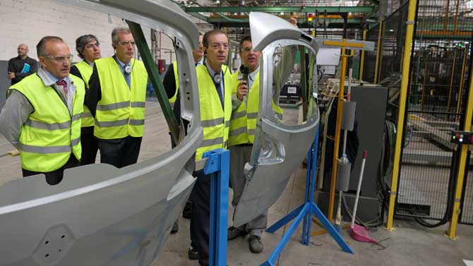 El consejero de Empleo en Nissan.