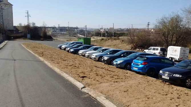 Obras de la anterior fase del Polígono de Las Hervencias.