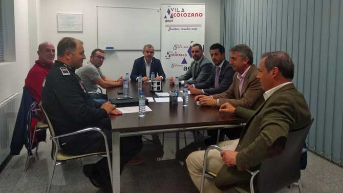 Reunión de los empresarios de Vicolozano con el Ayuntamiento.