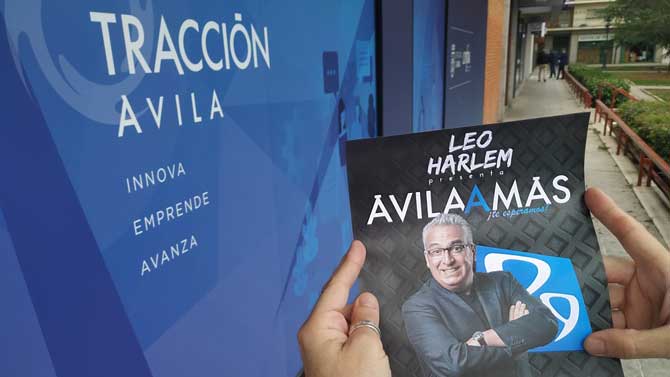 Promoci&oacute;n del acto que presentar&aacute; Leo Harlem.