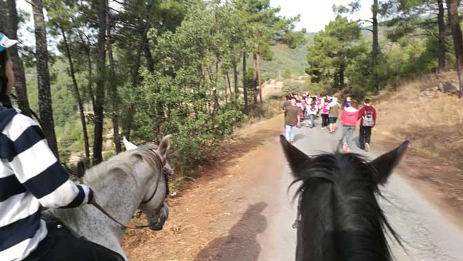'Marcha por la vida' en Santa María del Tiétar.