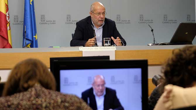 Francisco Igea, vicepresidente de la Junta, tras el Consejo de Gobierno.