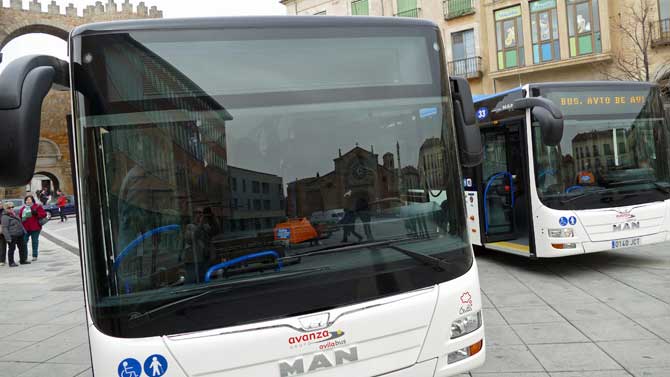 Autobuses urbanos.