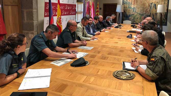 Reuni&oacute;n preparatoria de la fiesta de la Guardia Civil.